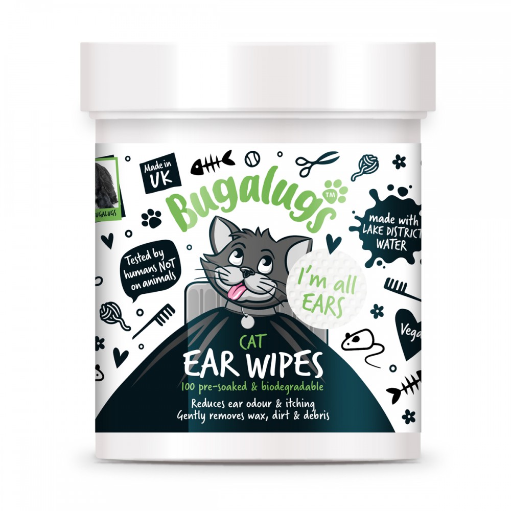 Pre-soaked Biodegradable Cat Ear Wipes 100pcs