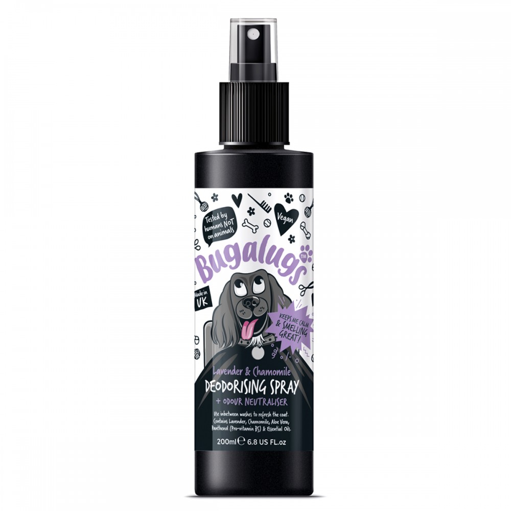 Dog Deodorising Spray with Lavender & Chamomile - Odour Neutraliser 200ml