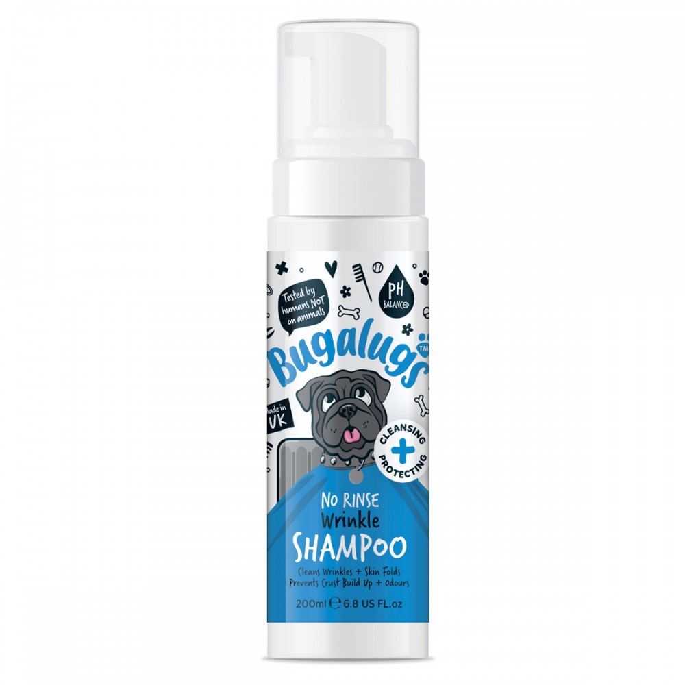 Wrinkle No Rinse Shampoo for Dogs & Cats 200ml