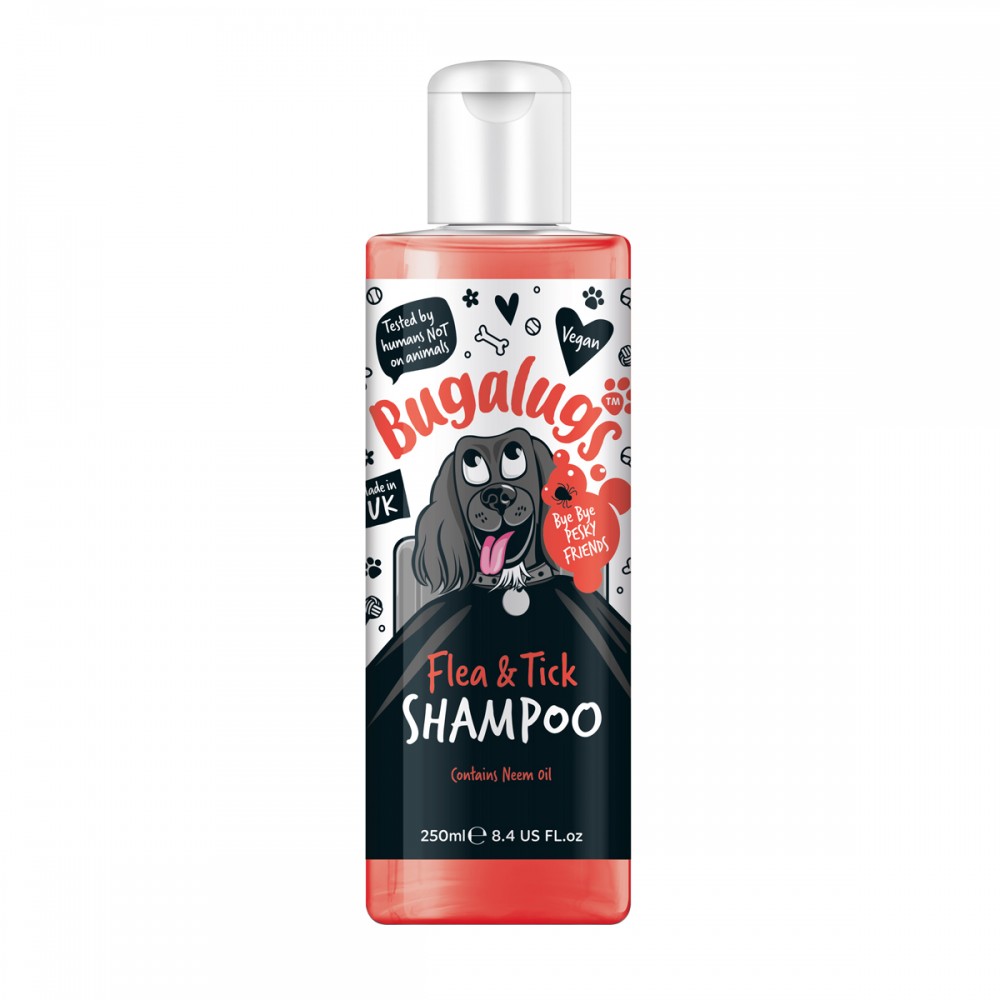 Flea and Tick Dog Shampoo with Neem Oil 250ml