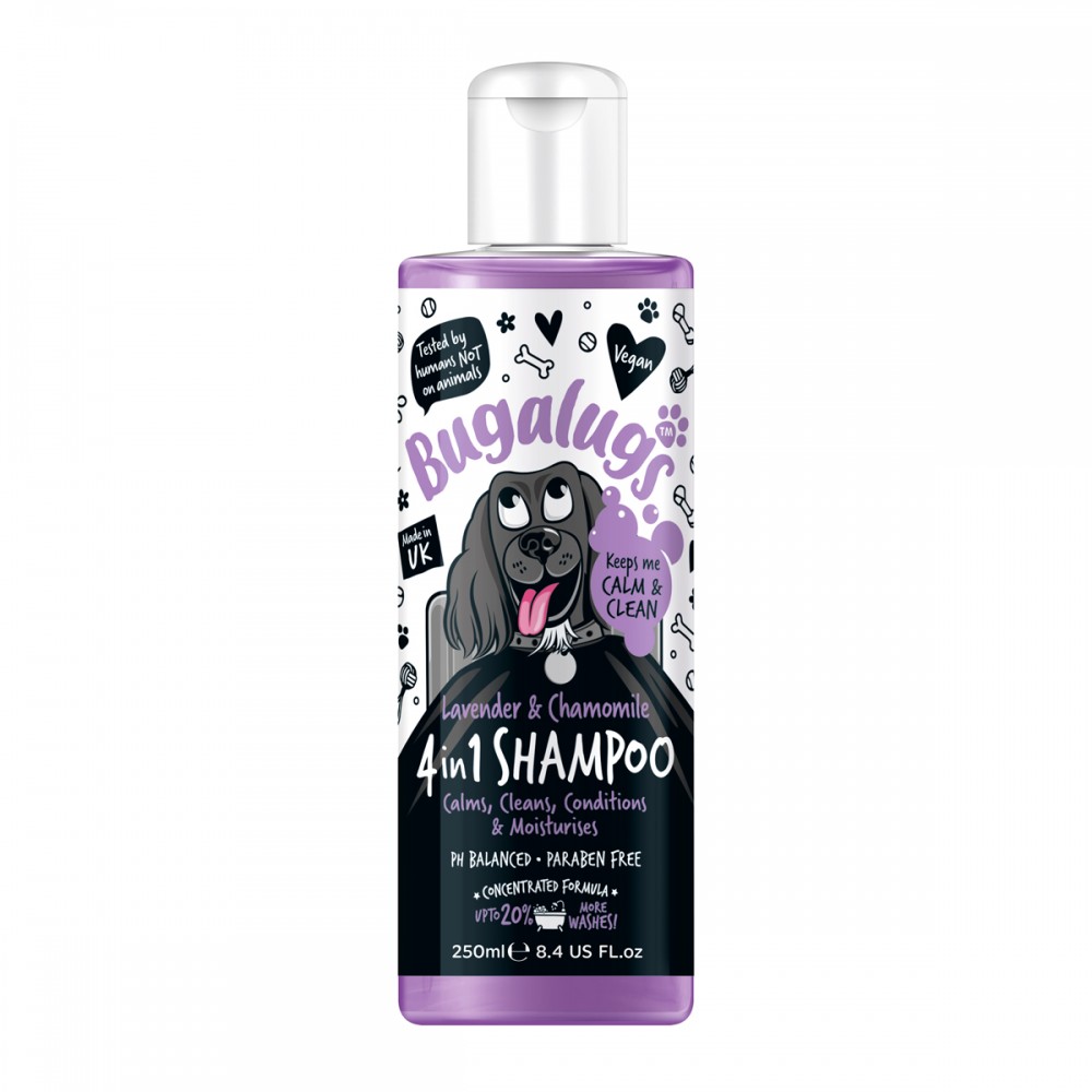 4 in 1 Calming Dog Shampoo with Lavender & Chamomile 250ml