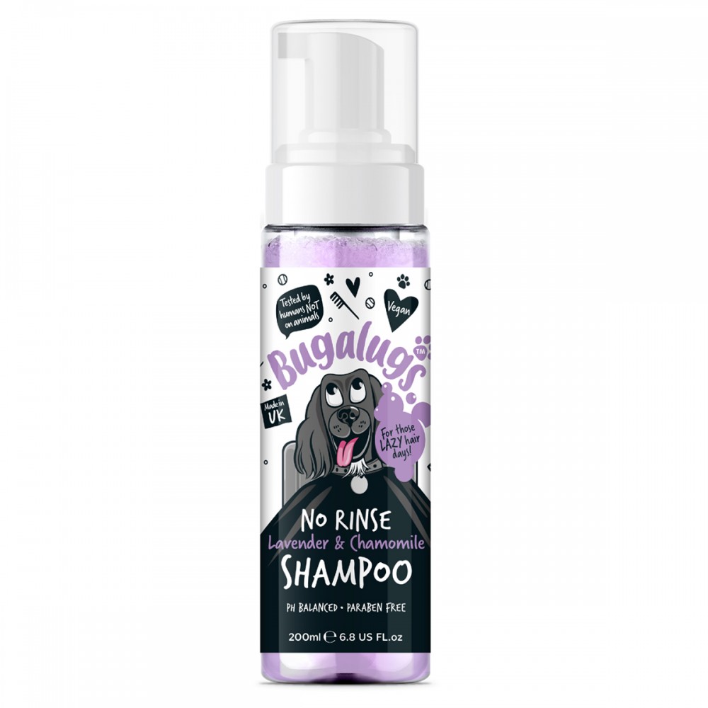 No Rinse Dog Shampoo with Lavender & Chamomile 200ml