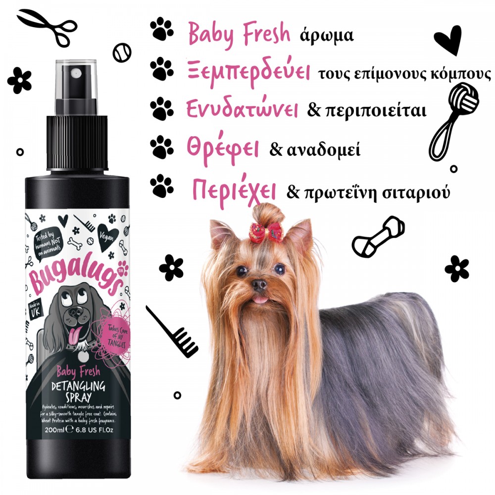 Baby Fresh Detangling Spray for Dogs 200ml