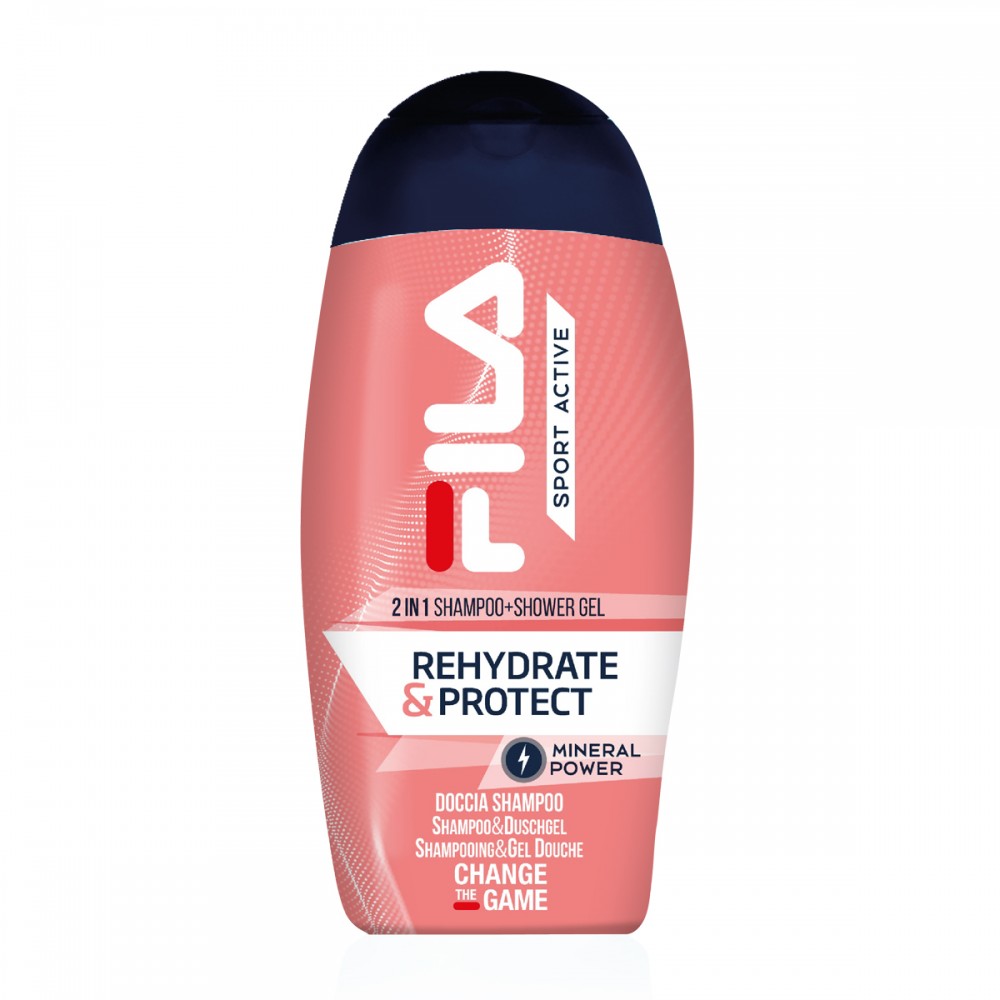 FILA Shampoo - Shower Gel Rehydrate&Protect 250ml
