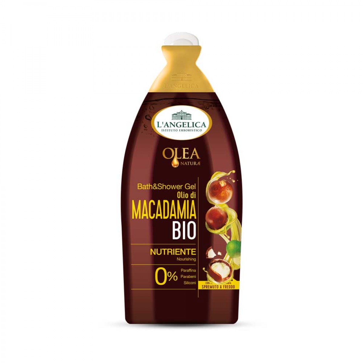 ANGELICA OLEA NATURAE ΑΦΡΟΛΟΥΤΡΟ ΣΩΜΑΤΟΣ ΜΕ MACADAMIA OIL 450ml