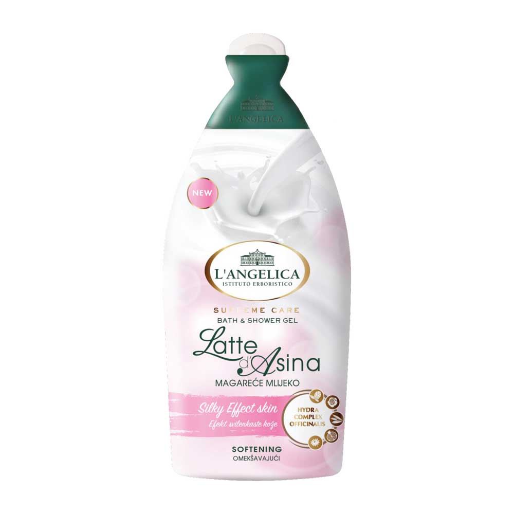 ANGELICA  SUPREME CARE REGENERATING WITH DONKEY MILK BATH AND SHOWER 500ML