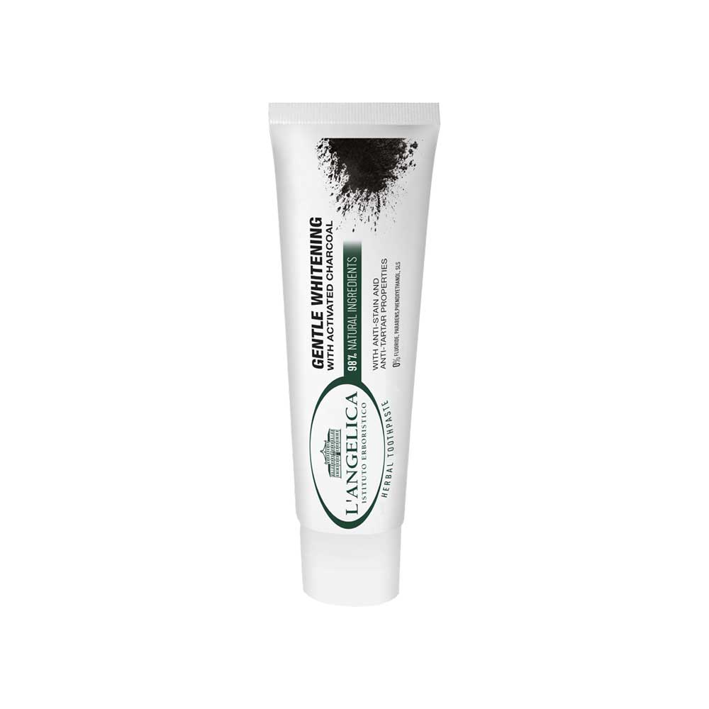 ANGELICA HERBAL TOOTHPASTE - GENTLE WHITENING WITH CHARCOAL 75ml