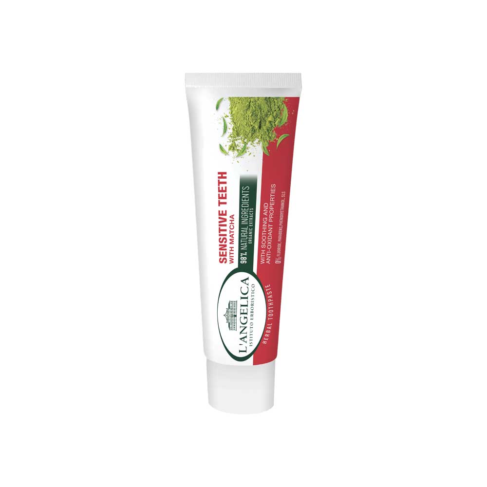 ANGELICA HERBAL TOOTHPASTE MATCHA FOR SENSITIVE TEETH 75ml