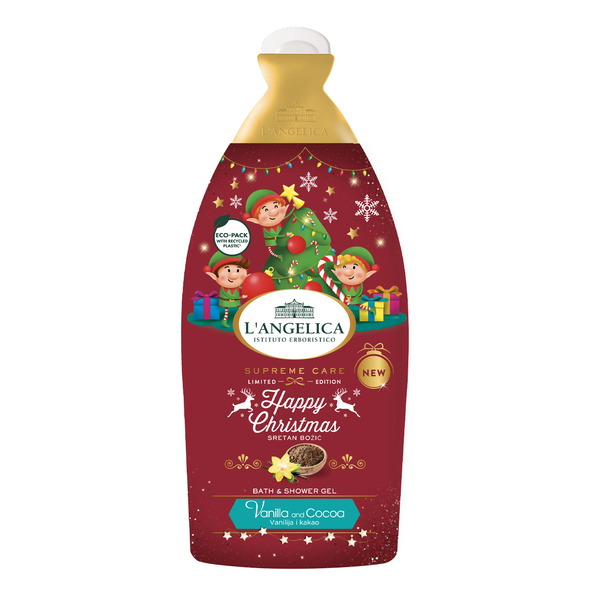 ANGELICA XMAS VANILA & COCOA BATH & SHOWER GEL 500ML