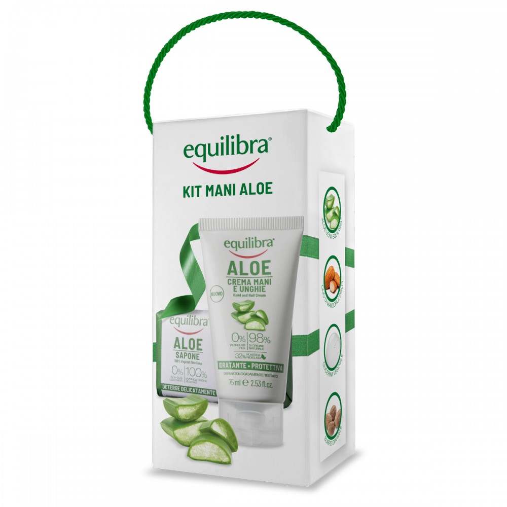 EQUILIBRA GIFT SET ALOE HAND CREAM 75 ML & SOAP