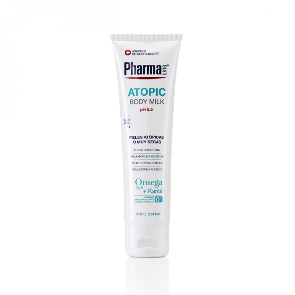 PHARMALINE ΓΑΛΑΚΤΩΜΑ ΣΩΜΑΤΟΣ ATOPIC - TRAVEL 75 ml