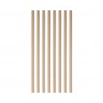 Paper Straws FSC® Kraft Straight Ø 0.8x21 cm Wrapped 1/1