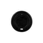 PP Sip Lids Black Colour 80mm