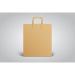 Kraft Paper Bags with Reinforced Inner Handles 26x17x29 cm.