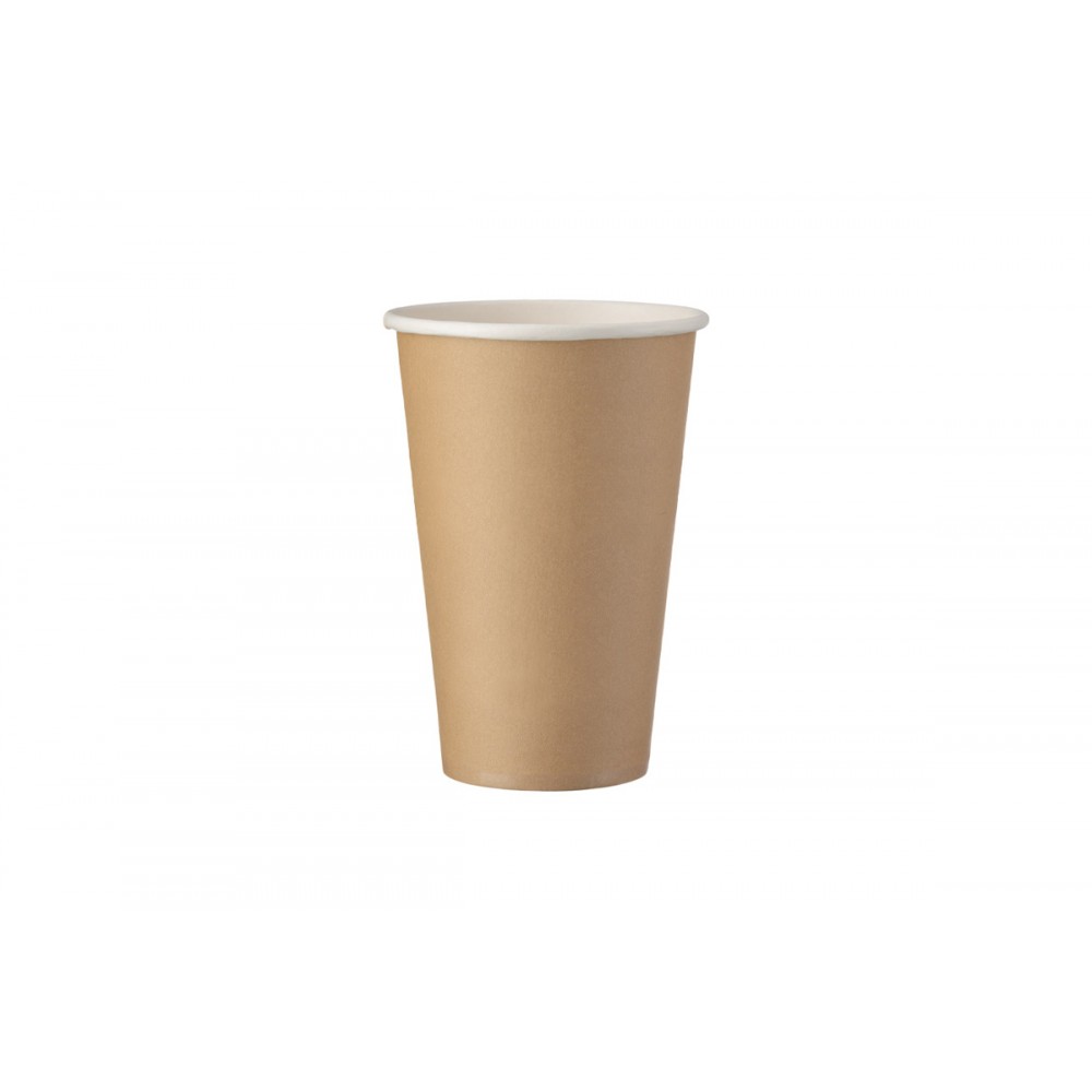 PAPER CUP 16oz SW BROWN 50PCS