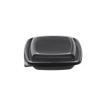 PET Black Food Containers 750 ml