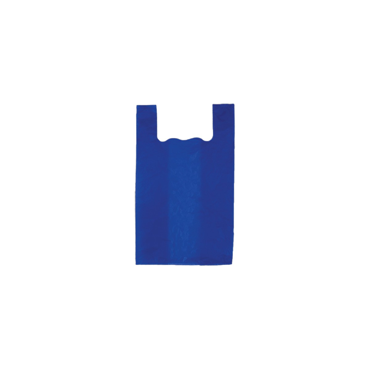 HDPE Deluxe Blue Bags “T-SHIRT” 22x37cm.