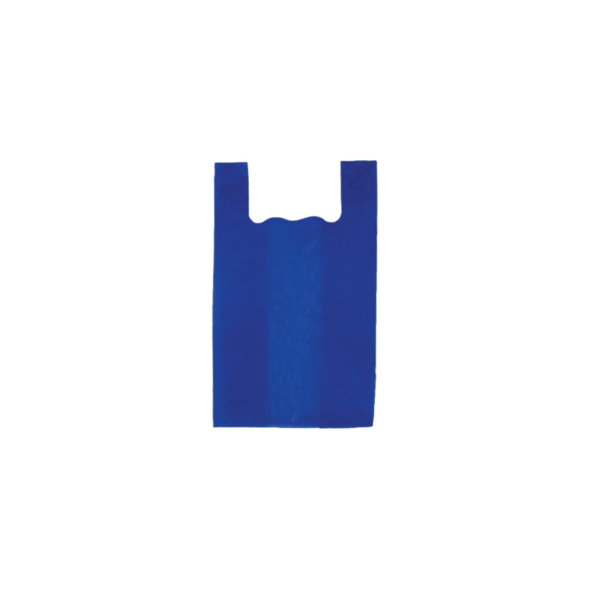 HDPE Deluxe Blue Bags “T-SHIRT” 25x43cm.