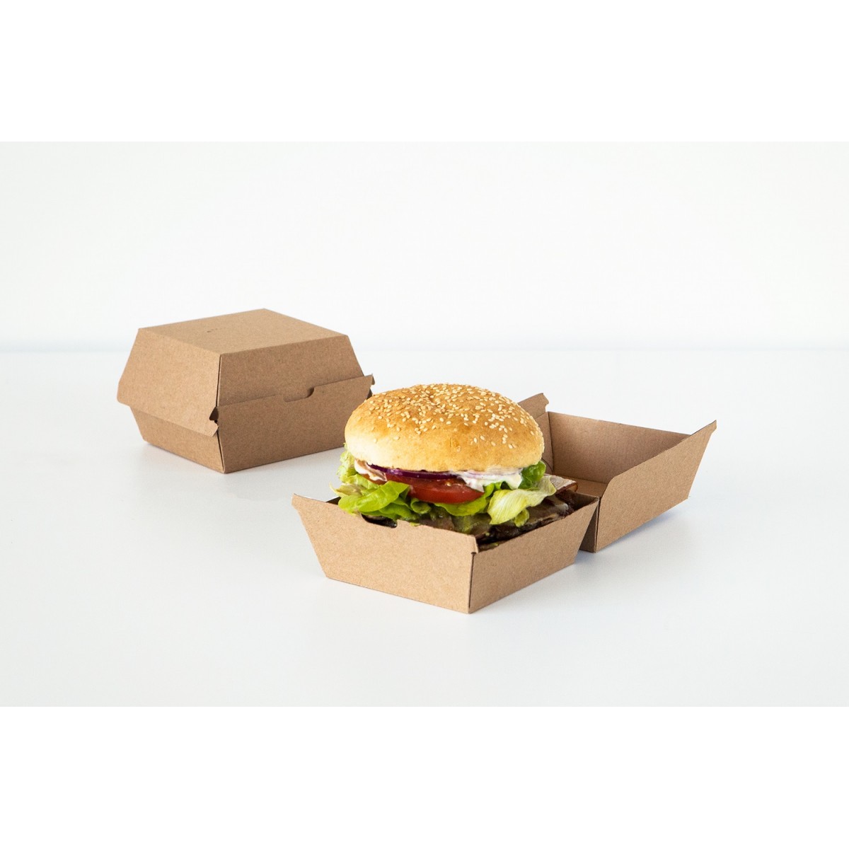 Kraft Paper Burger Boxes FSC® Dura Series