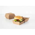 ΚΟΥΤΙ  ΦΑΓΗΤΟΥ ΧΑΡΤΙΝΟ ΚΡΑΦΤ BURGER (10,5x10,5x8,5)- DURA SERIES FSC 50τεμ.