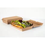 ΚΟΥΤΙ  ΦΑΓΗΤΟΥ ΧΑΡΤΙΝΟ ΚΡΑΦΤ DINNER BOX (17,5x16x5x7,5cm) - DURA SERIES FSC 100τεμ.