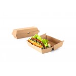 ΚΟΥΤΙ  ΦΑΓΗΤΟΥ ΧΑΡΤΙΝΟ ΚΡΑΦΤ LARGE SNACK BOX (20,5x10,5x8)- DURA SERIES FSC 100τεμ.