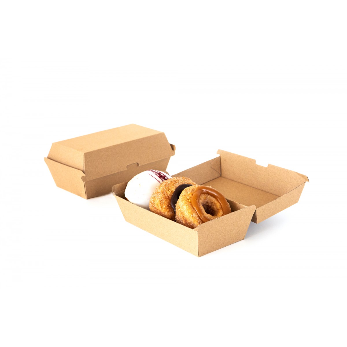 Kraft Paper Food Boxes FSC® for Hot Dog Dura Series