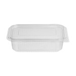 PET Food Containers with Hinged Flat Lid  750 ml