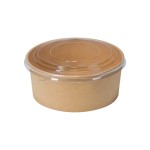 KRAFT FOOD ROUND CONTAINER 1300cc WITHOUT LIDS 50pcs