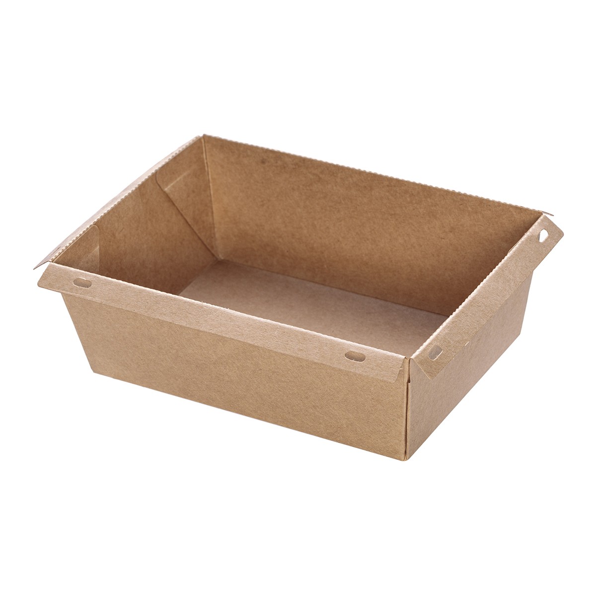 Kraft Paper Food Containers 1000 ml with PET Safelock Lid (SET)