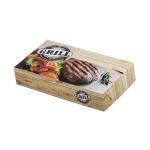 Food Boxes GRILL with Metalised PET Coating (T22) 23x12.2x4.5cm