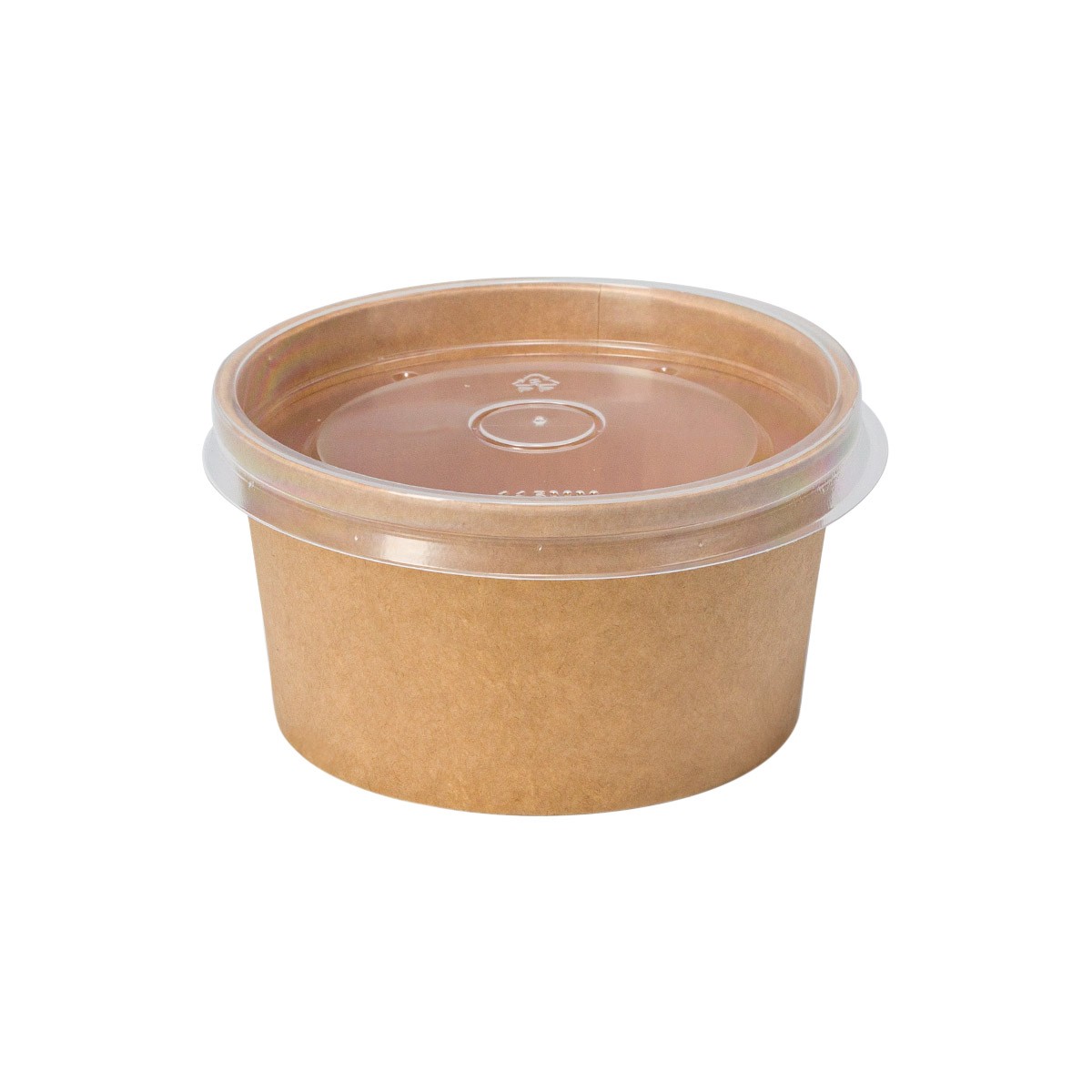 ROUND KRAFT SOUP CONTAINER 15oz (435ml) (11.5x9,3x.6.2) WITHOUT LIDS 50pcs