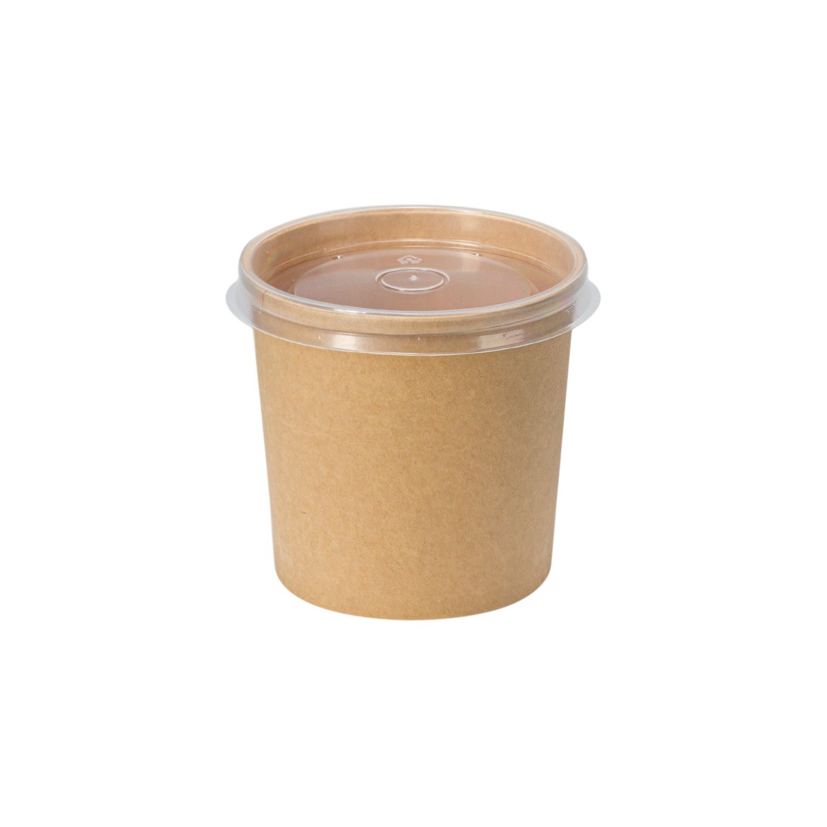 ROUND KRAFT SOUP CONTAINER 26oz (818ml) (11,5x9,3x11) WITHOUT LIDS 50pcs