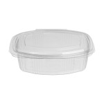 PET Food Containers with Hinged Flat Lid 1000 ml