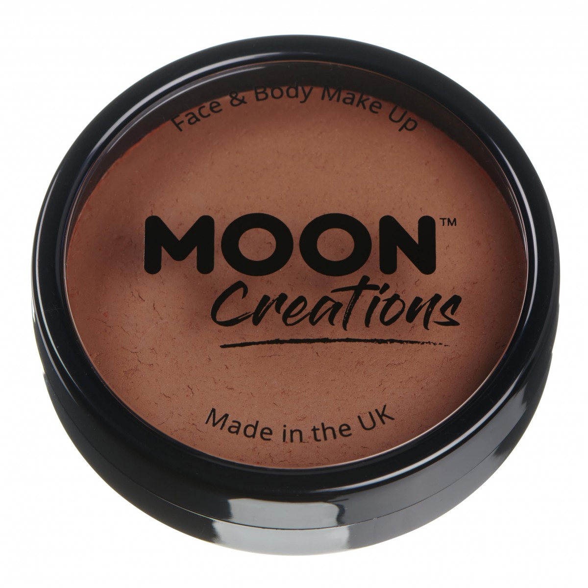 MOON CREATIONS C1 FACE & BODY CAKE MAKEUP MID BROWN 36g