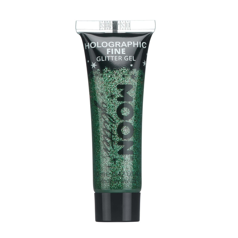 MOON CREATIONS G1 HOLOGRAPHIC FINE GLITTER GEL GREEN 12ml