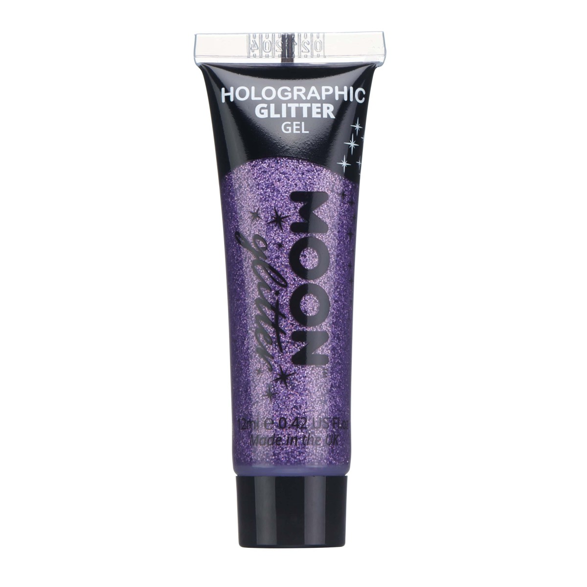 MOON CREATIONS G1 HOLOGRAPHIC FINE GLITTER GEL PURPLE 12ml