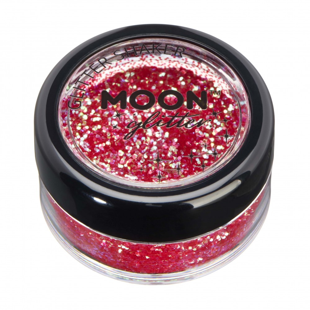 MOON CREATIONS G18 IRIDESCENT GLITTER SHAKER CHERRY 5g