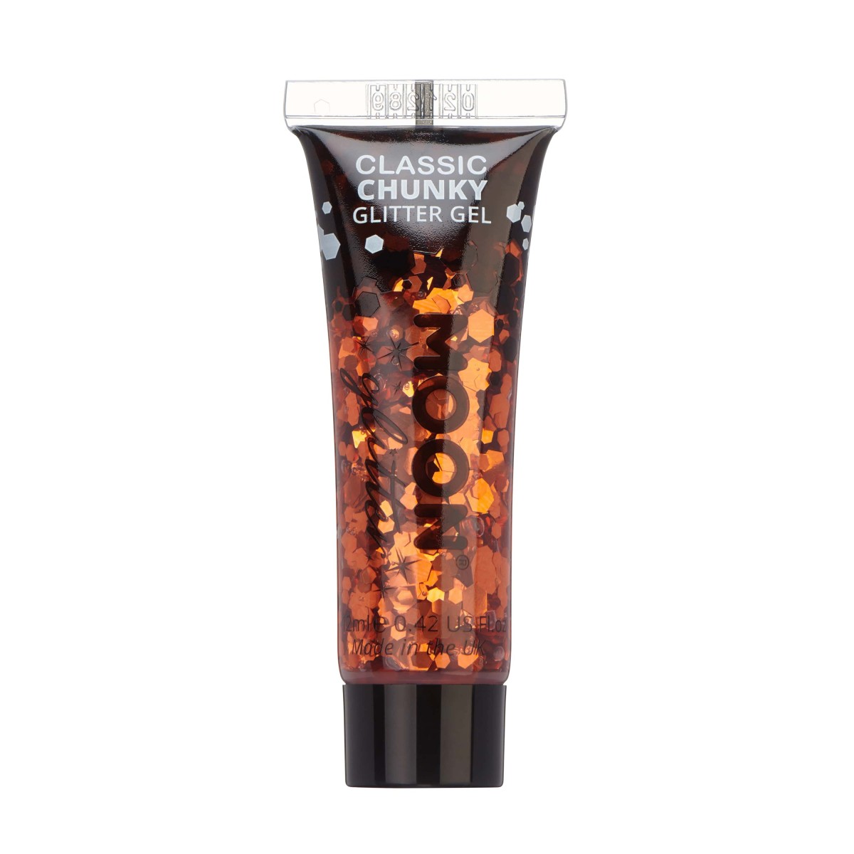 MOON CREATIONS G23 CLASSIC CHUNKY GLITTER GEL COPPER BRONZE 12ml