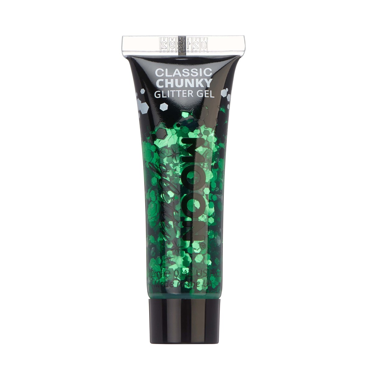 MOON CREATIONS G23 CLASSIC CHUNKY GLITTER GEL GREEN 12ml