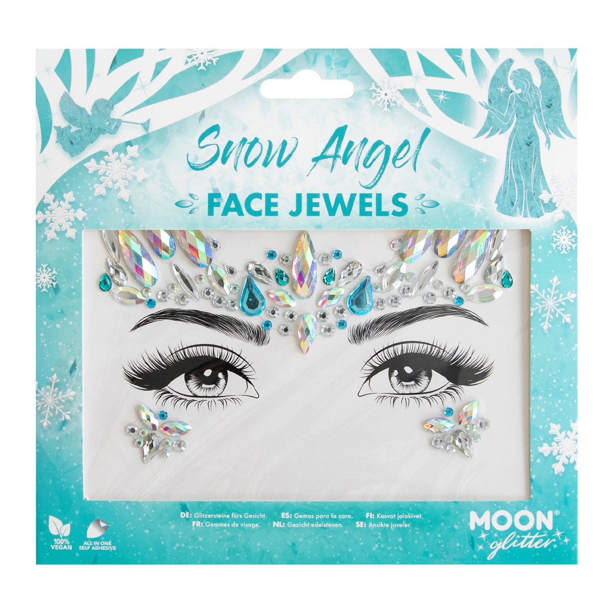 MOON CREATIONS G40 GLITTER FACE JEWELS - SNOW ANGEL