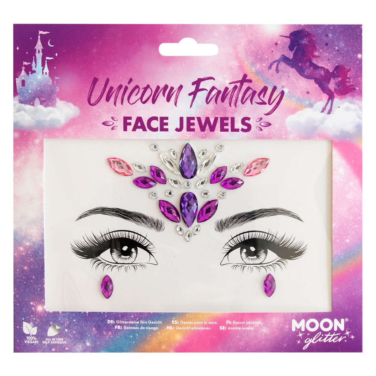 MOON CREATIONS G40 GLITTER FACE JEWELS - UNICORN FANTASY