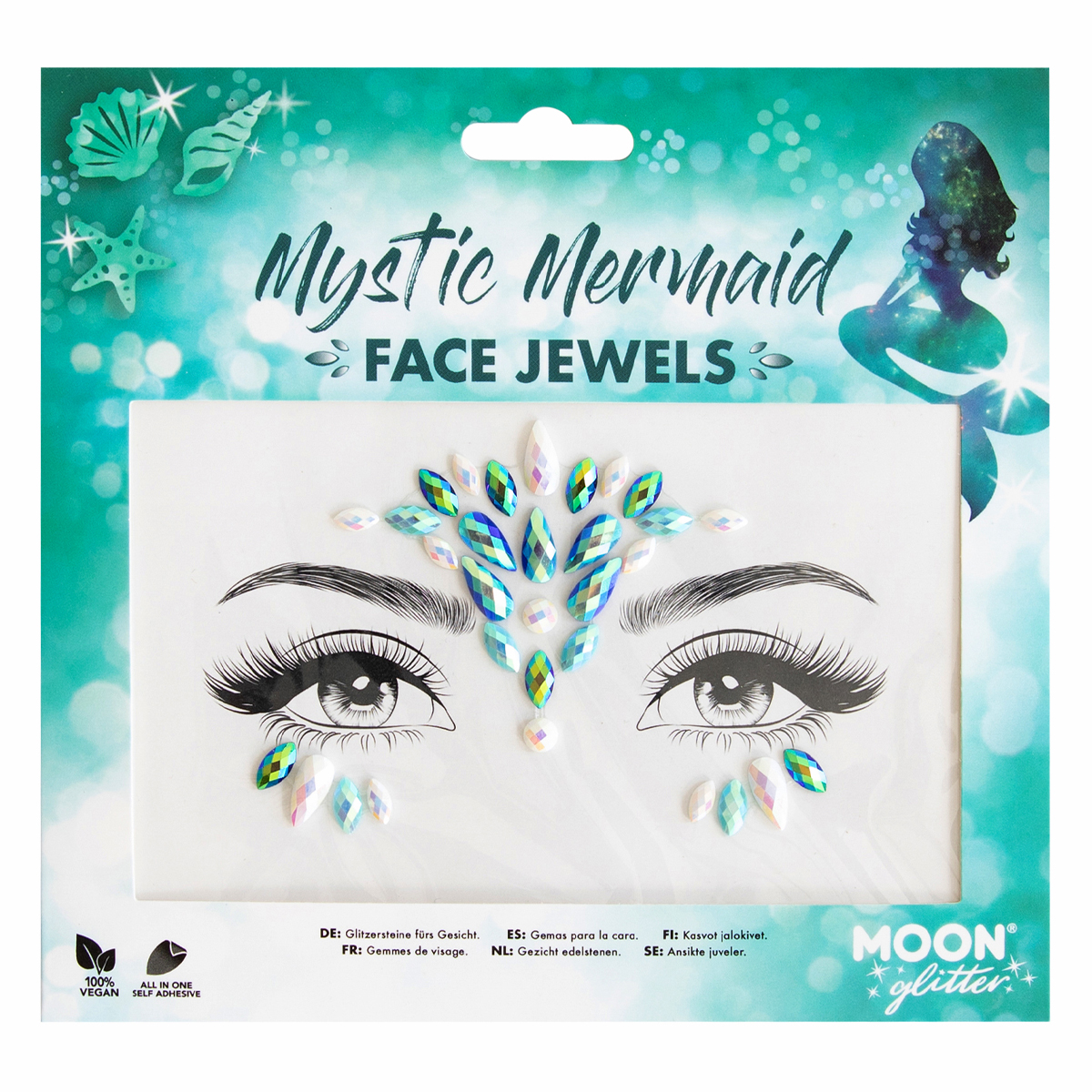 MOON CREATIONS G40 GLITTER FACE JEWELS - MYSTIC MERMAID