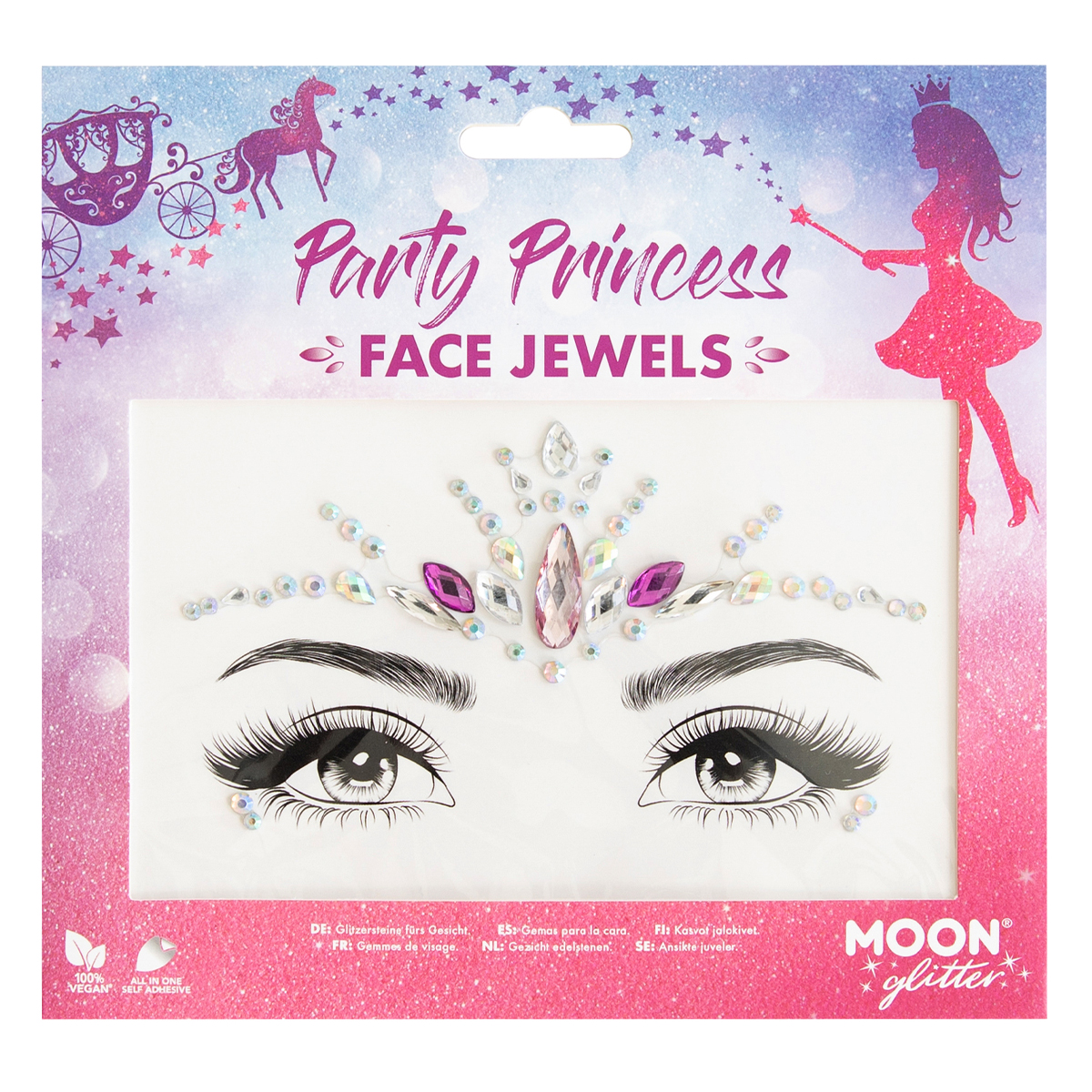 MOON CREATIONS G40 GLITTER FACE JEWELS - PARTY PRINCESS