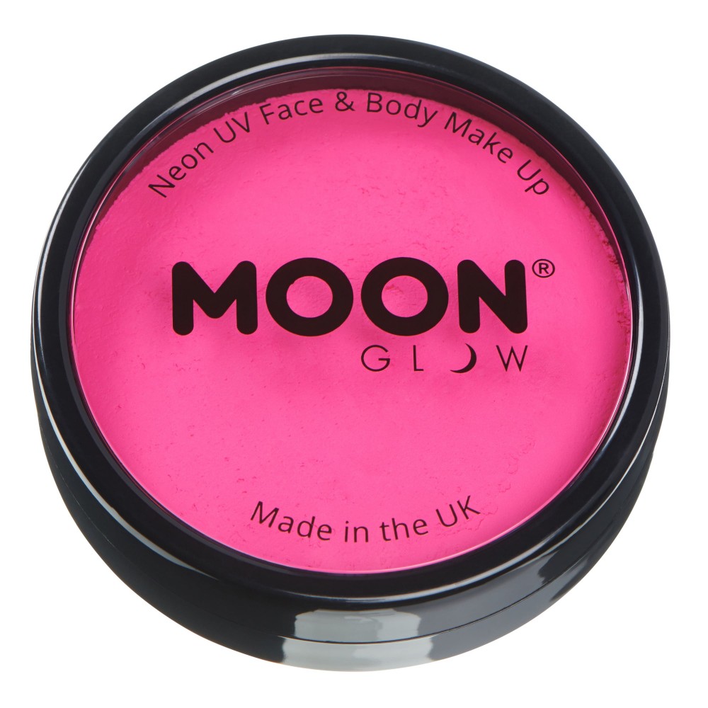 MOON CREATIONS M2 INTENSE NEON UV FACE & BODY CAKE MAKEUP PINK 36g