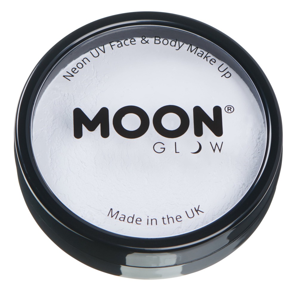 MOON CREATIONS M2 INTENSE NEON UV FACE & BODY CAKE MAKEUP WHITE 36g