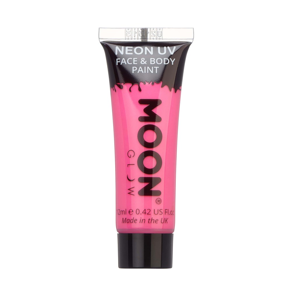 MOON CREATIONS M3 INTENSE NEON UV FACE & BODY PAINT PINK 12ml