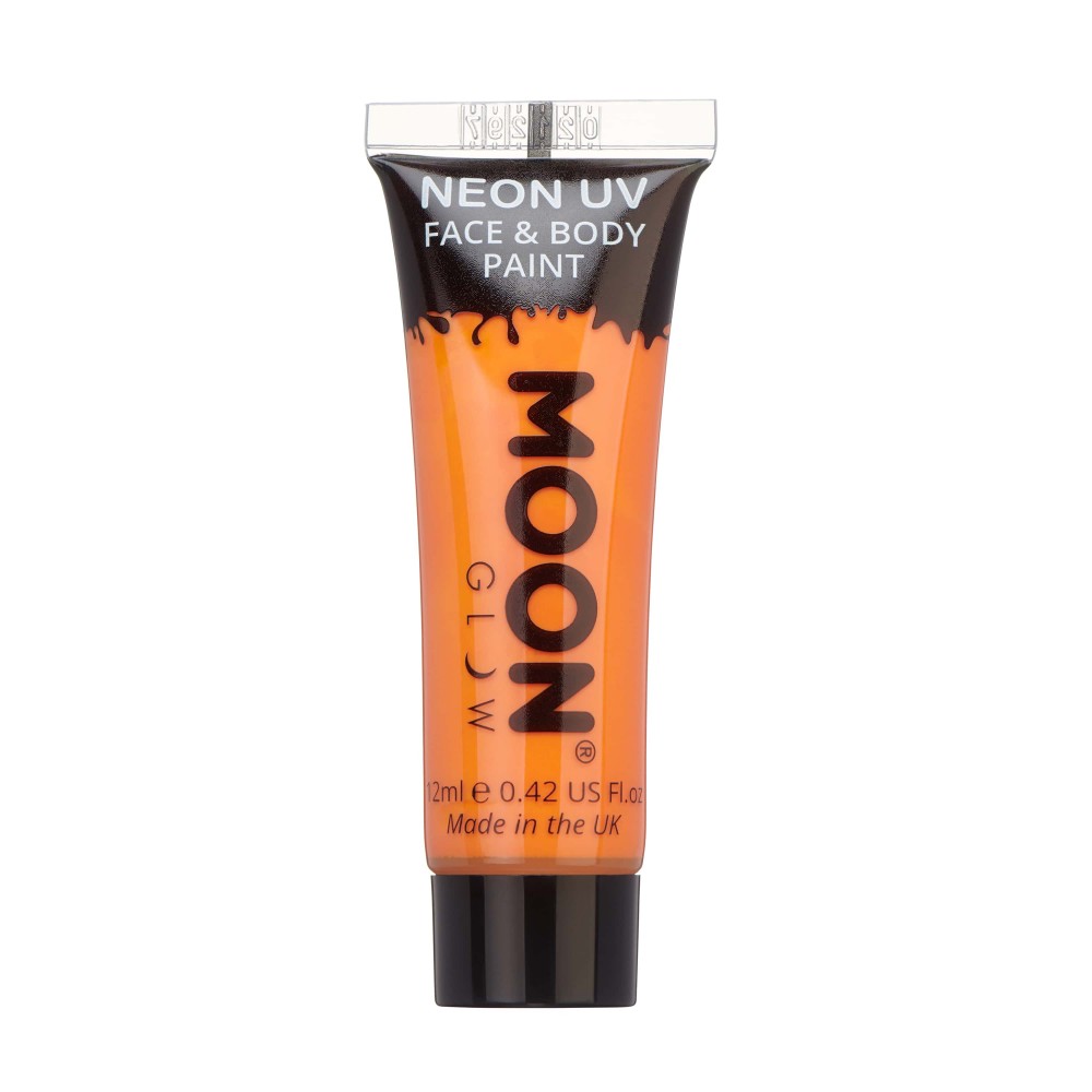 MOON CREATIONS M3 INTENSE NEON UV FACE & BODY PAINT ORANGE 12ml