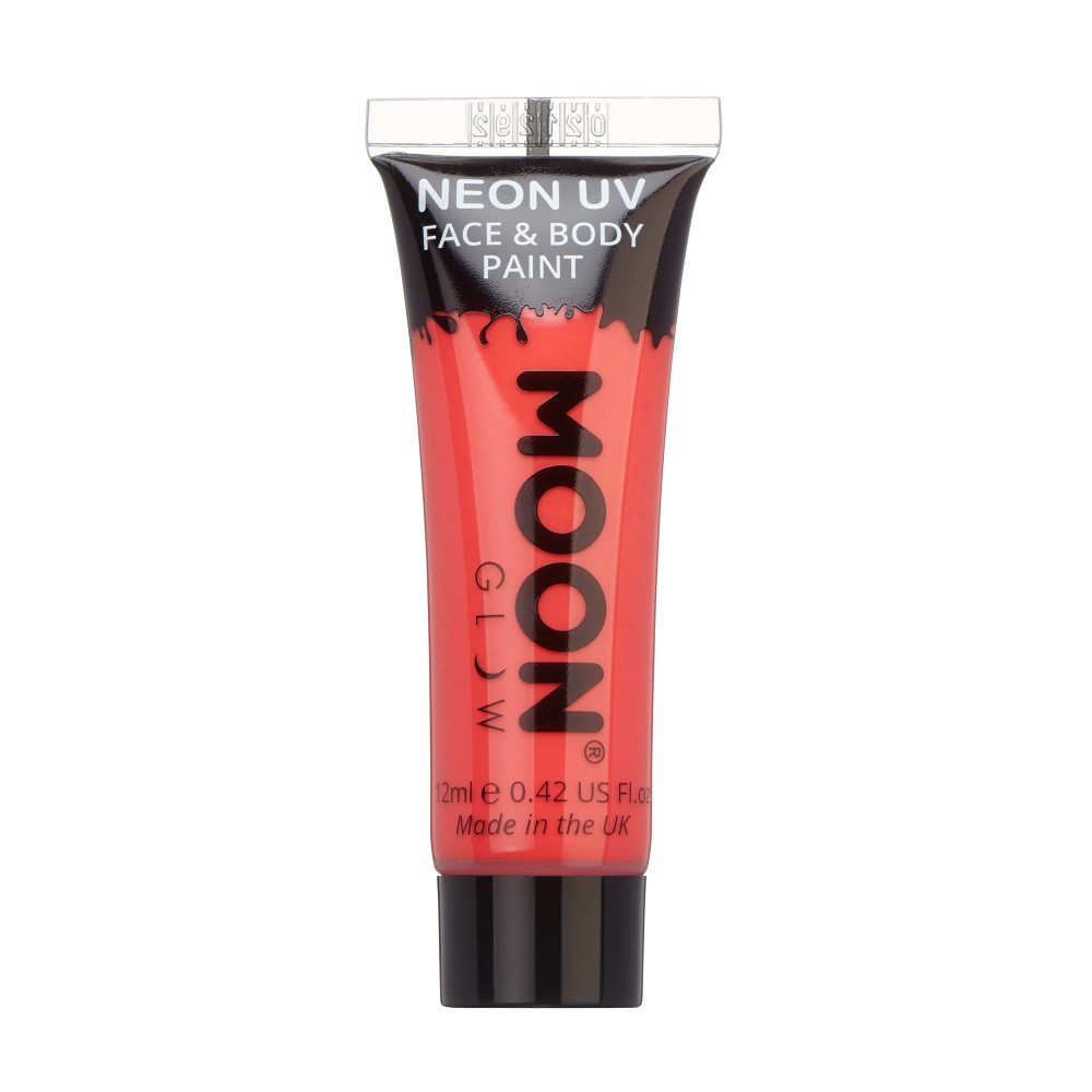 MOON CREATIONS M3 INTENSE NEON UV FACE & BODY PAINT RED 12ml