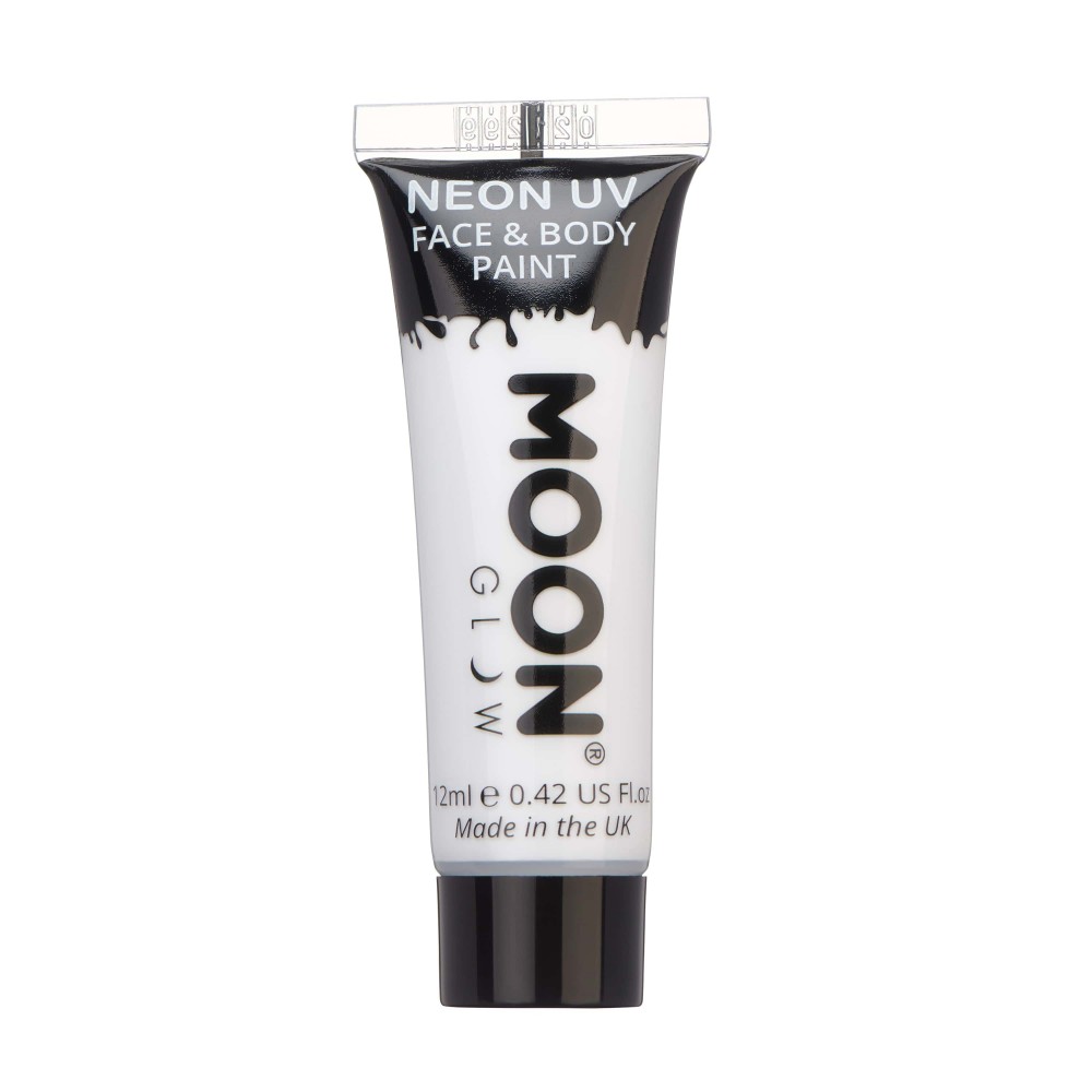 MOON CREATIONS M3 INTENSE NEON UV FACE & BODY PAINT WHITE 12ml